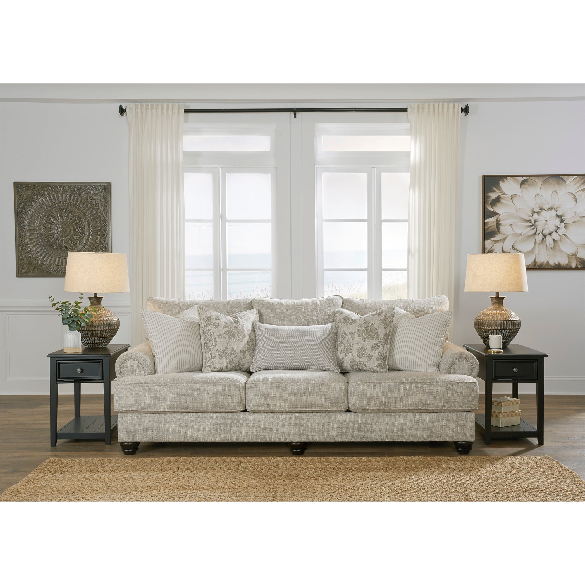 Asanti Sofa – Fog Chenille Fabric