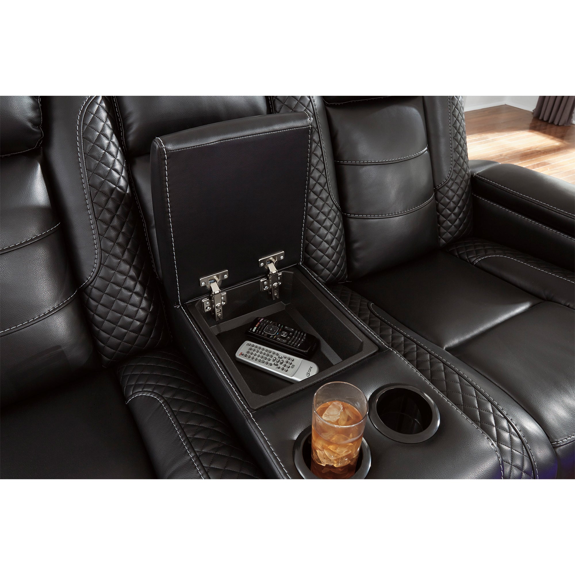 Party Time Power Reclining Sofa and Loveseat