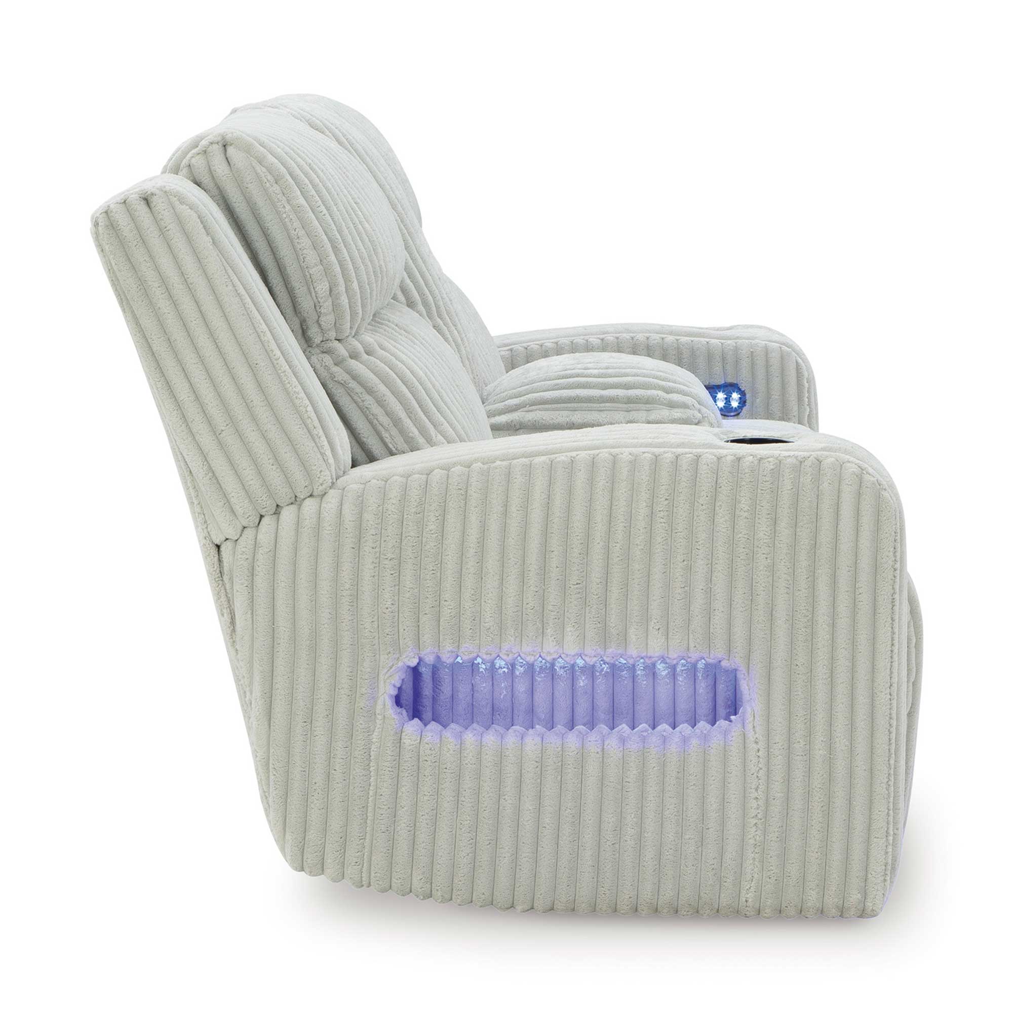 Forest Lake Dual Power Reclining Sofa and Loveseat