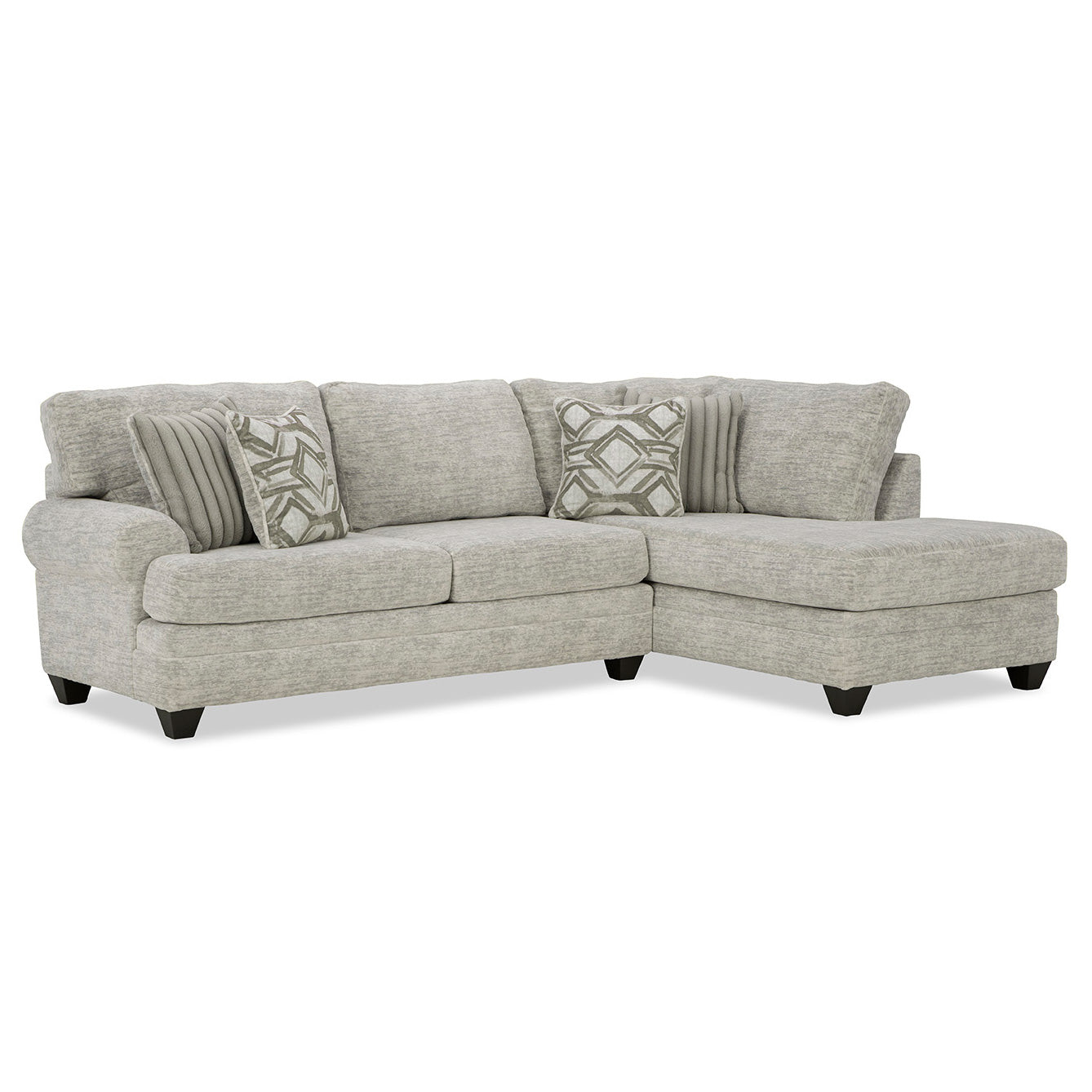 Lunar Frost 2-Piece Chaise Sectional