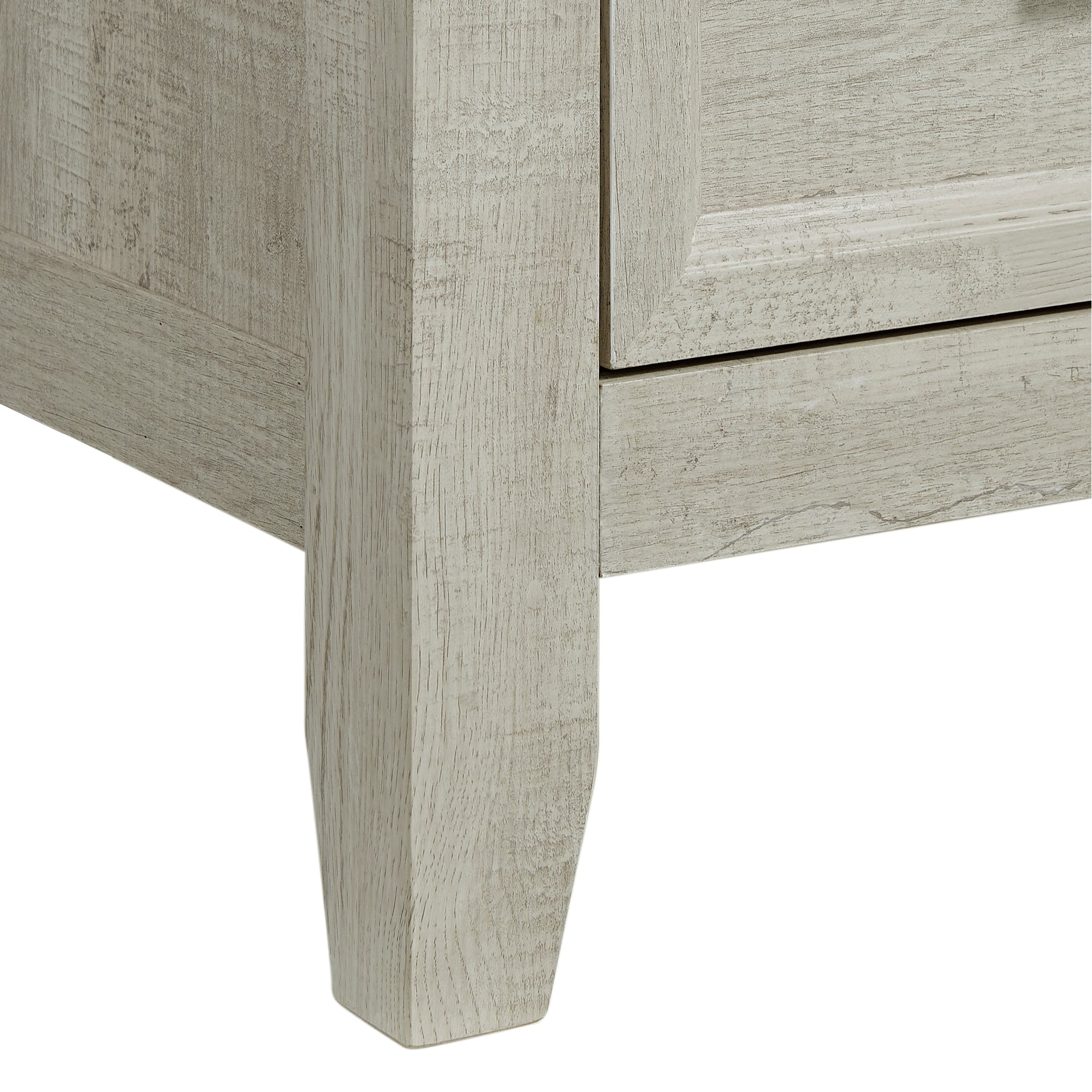 Matias Twin Panel Headboard Bed with Mirrored Dresser and Nightstand