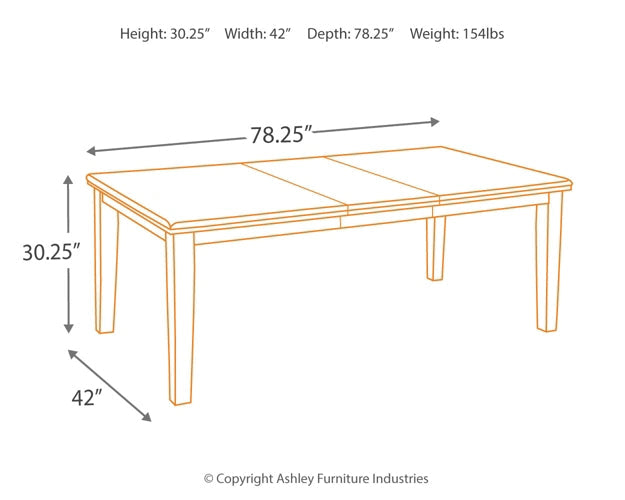 Haddigan Extension Table