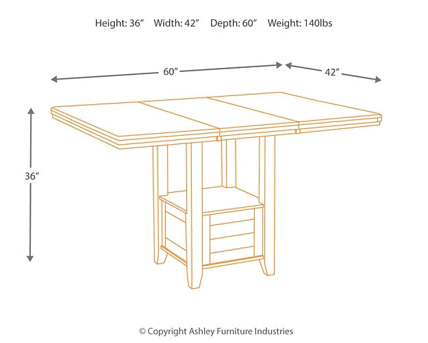 Haddigan Counter Extension Table