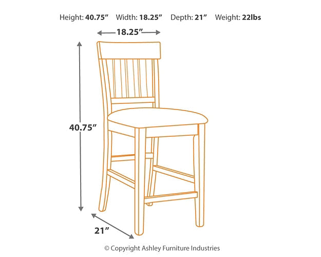 Haddigan Upholstered Stool (Set of 2)