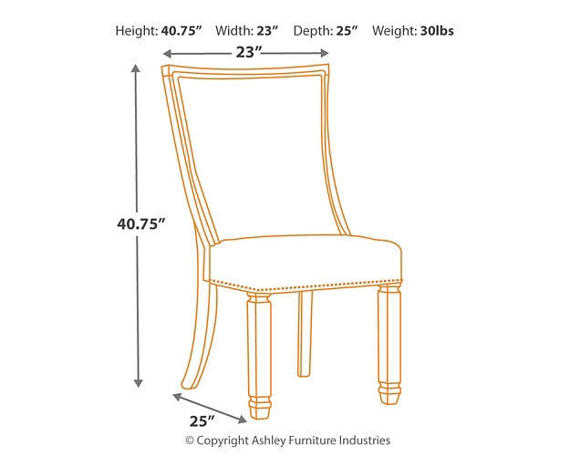 Bolanburg Upholstered Chair (Set of 2)
