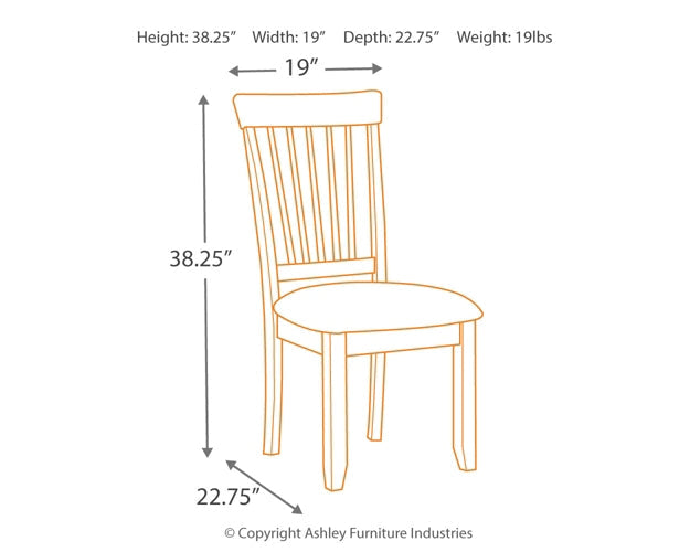 Berringer Upholstered Chair (Set of 2)