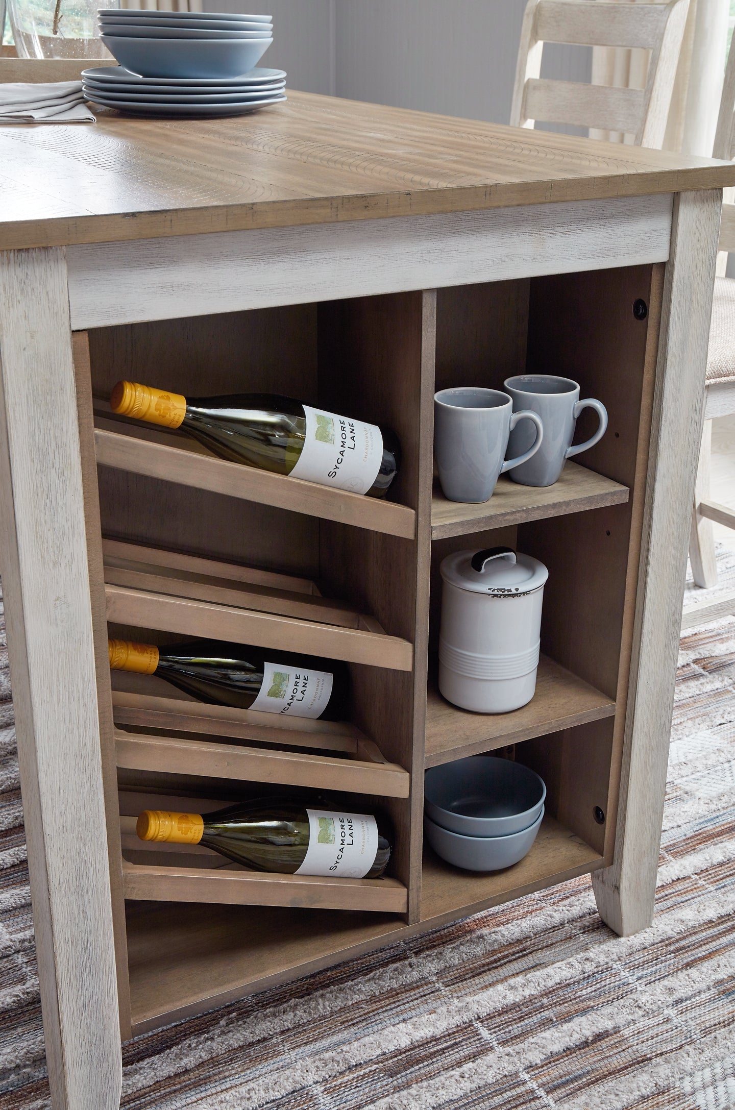 Skempton Counter Table w/Storage