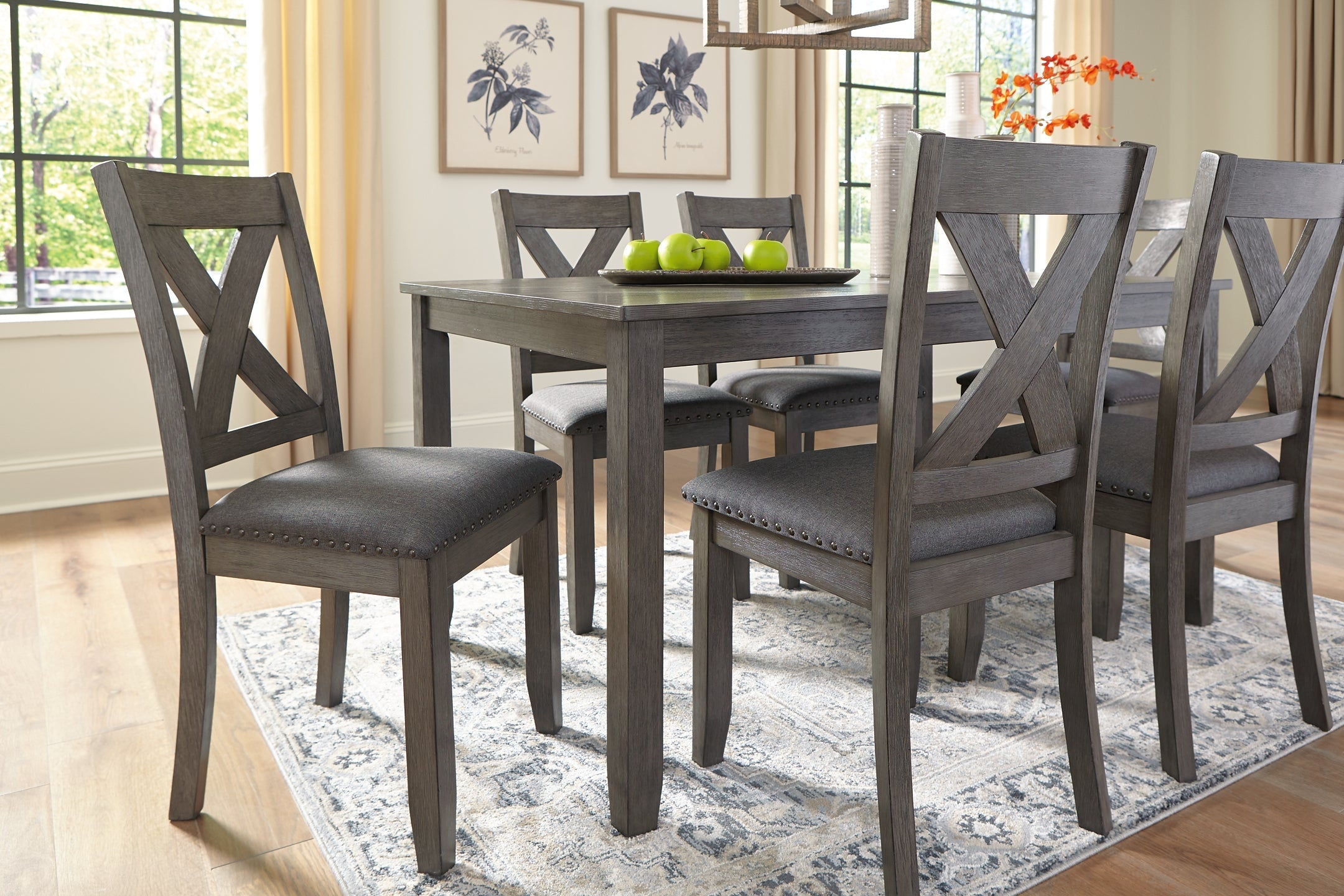 Caitbrook Dining Table and 6 Chairs Set