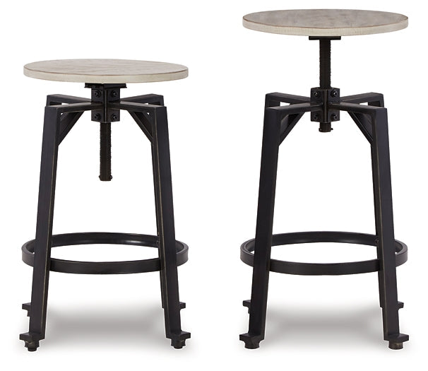 Karisslyn Swivel Stool (Set of 2)
