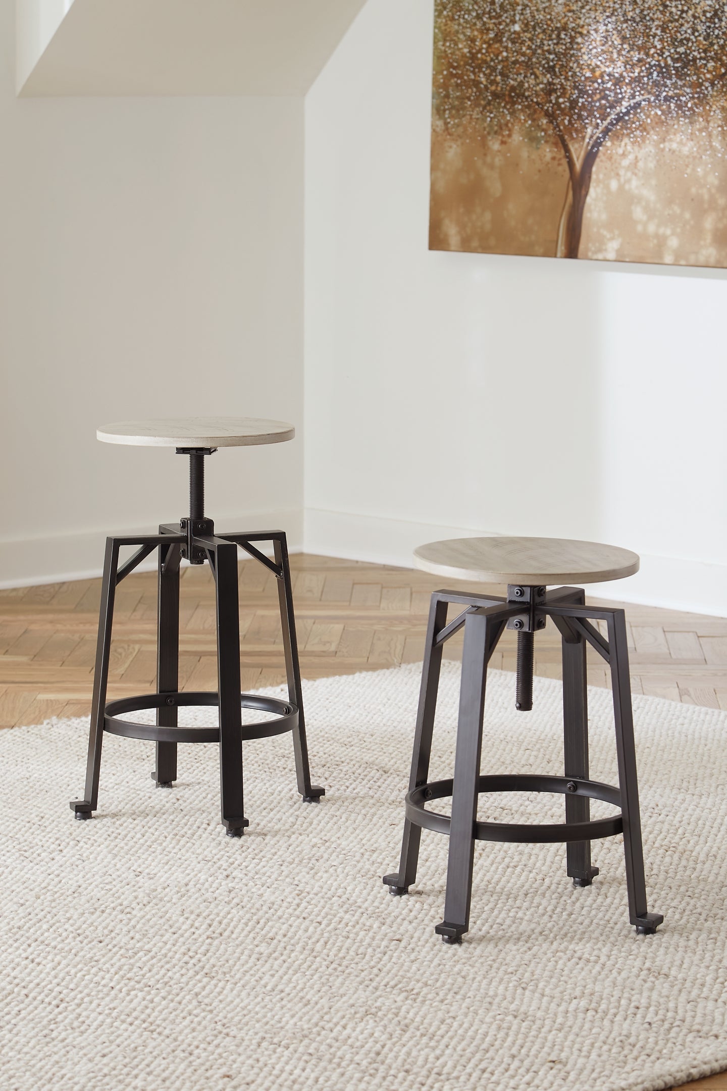 Karisslyn Swivel Stool (Set of 2)