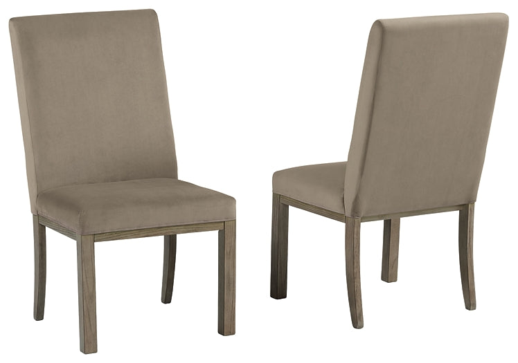 Chrestner Upholstered Chair (Set of 2)