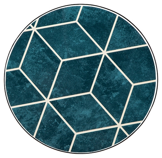 Clairbelle Accent Table (2-Piece) - Teal