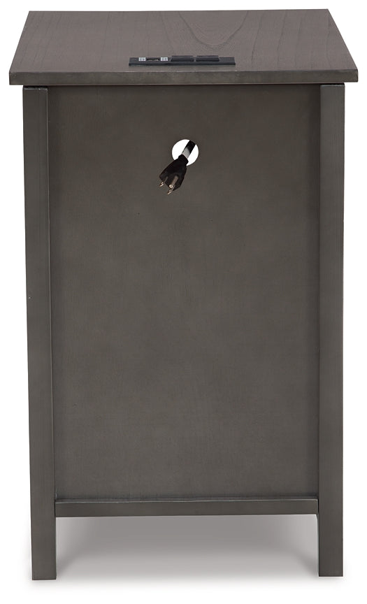 Treytown Chairside End Table - Gray