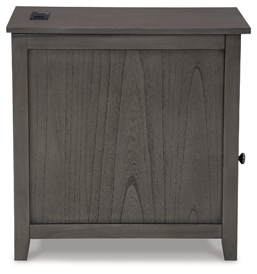Treytown Chairside End Table - Gray