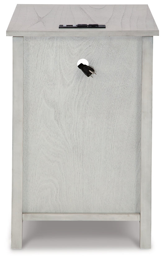 Treytown Chairside End Table - Antique White