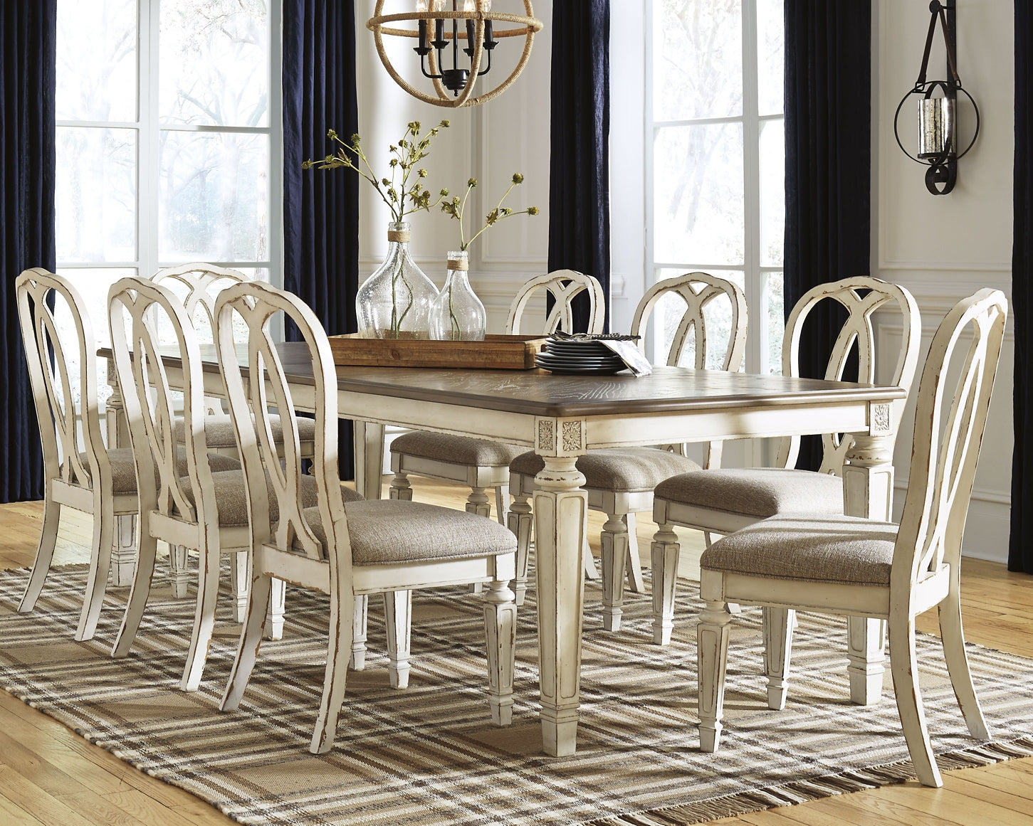 Realyn 9-Pc Dining Set