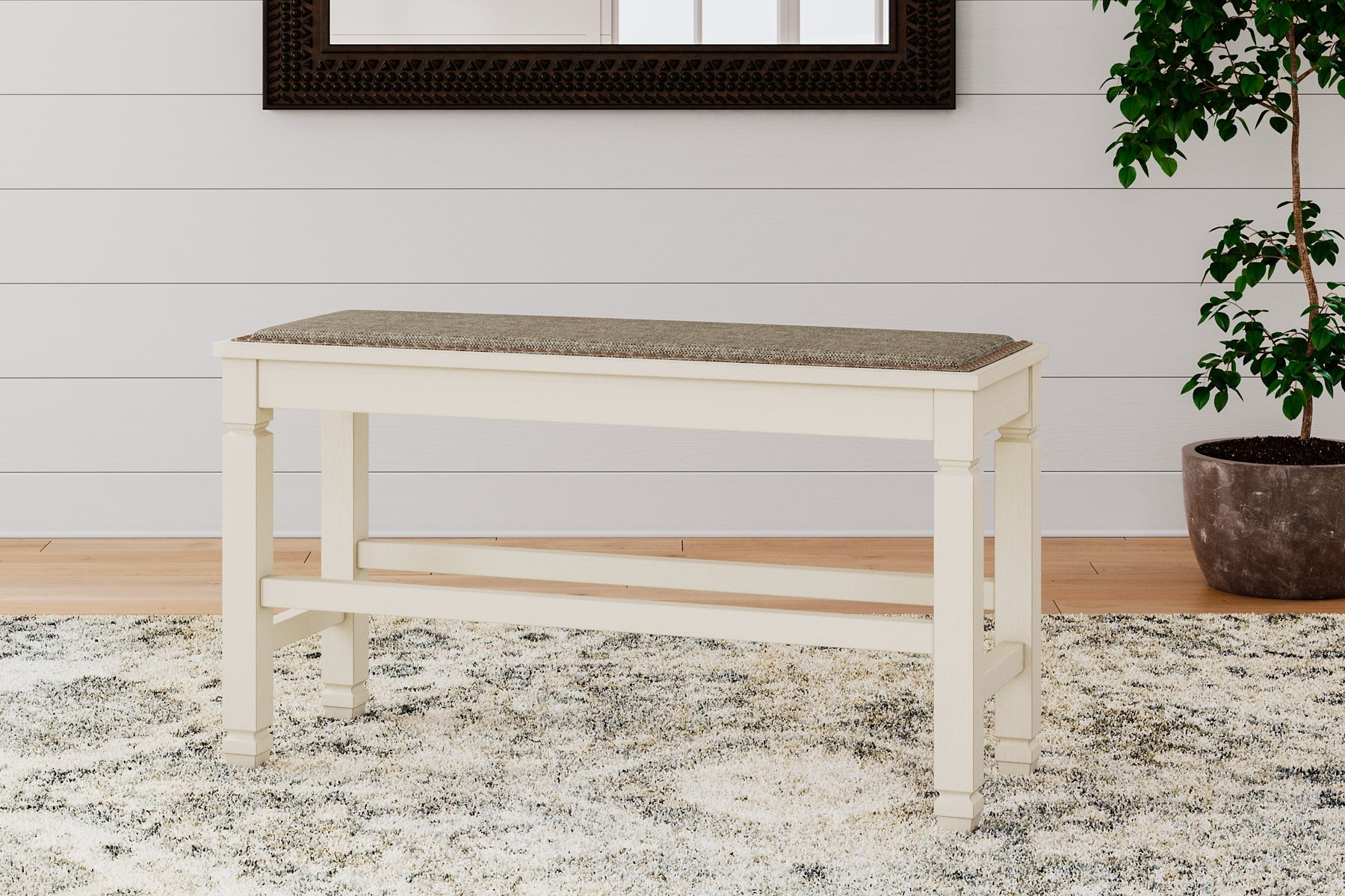 Bolanburg Double Counter Upholstered Bench