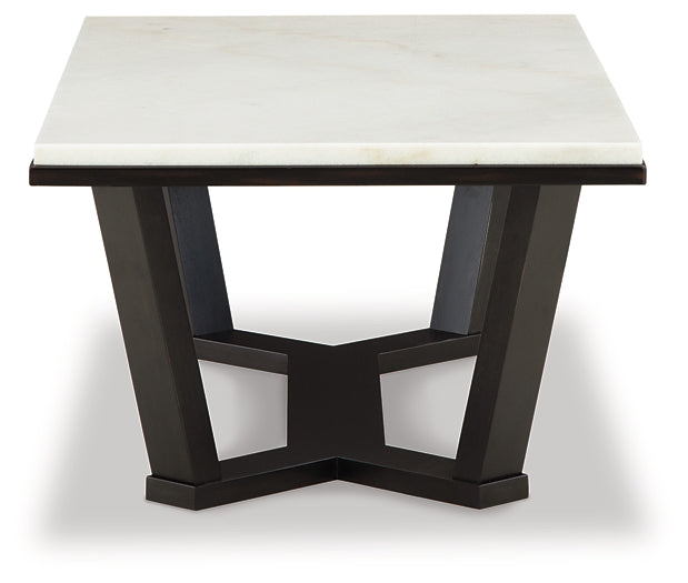 Fostead Coffee Table - White/Espresso