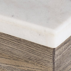 Loyaska End Table - Brown/Ivory