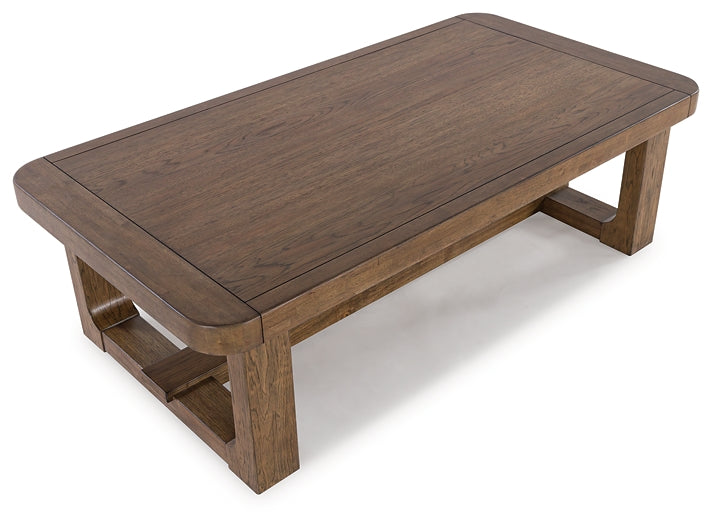 Cabalynn Coffee Table - Light Brown