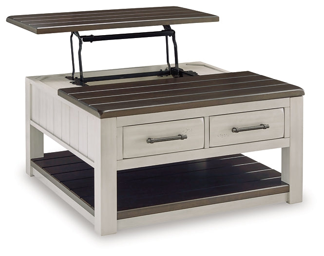 Darborn Lift Top Coffee Table - Gray/Brown