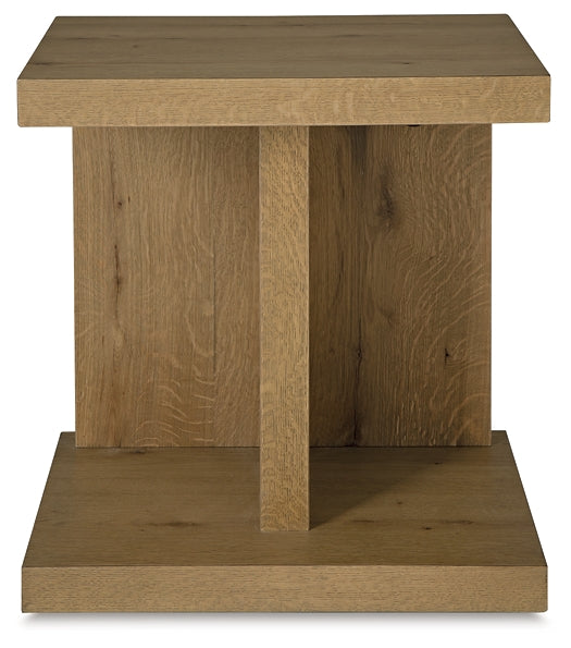 Brinstead Chairside End Table - Light Brown