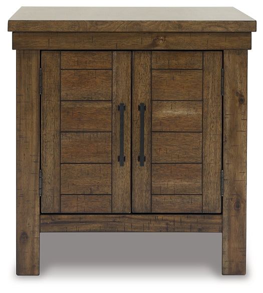 Moriville End Table - Grayish Brown