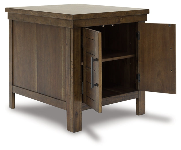 Moriville End Table - Grayish Brown