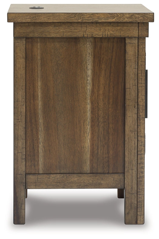 Moriville Chairside End Table - Grayish Brown