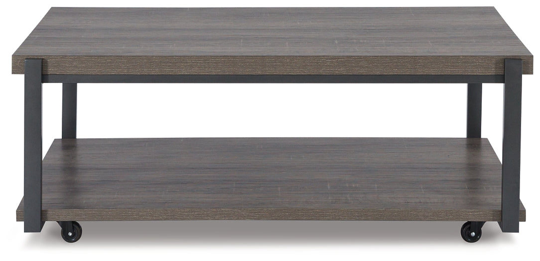Wilmaden 3-Piece Table Set - Gray/Black