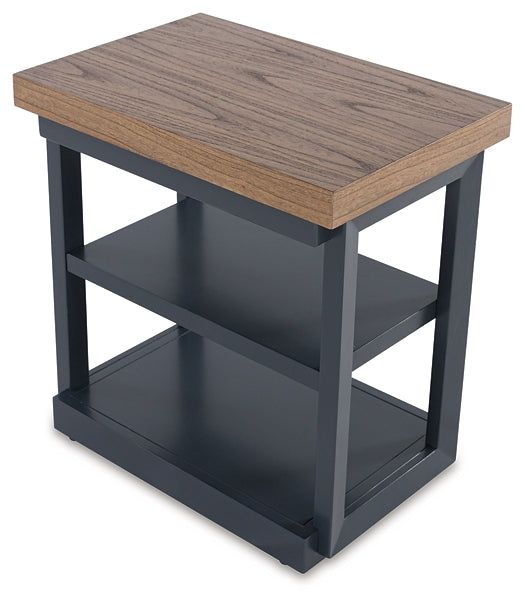 Landocken 3-Piece Table Set - Brown/Blue