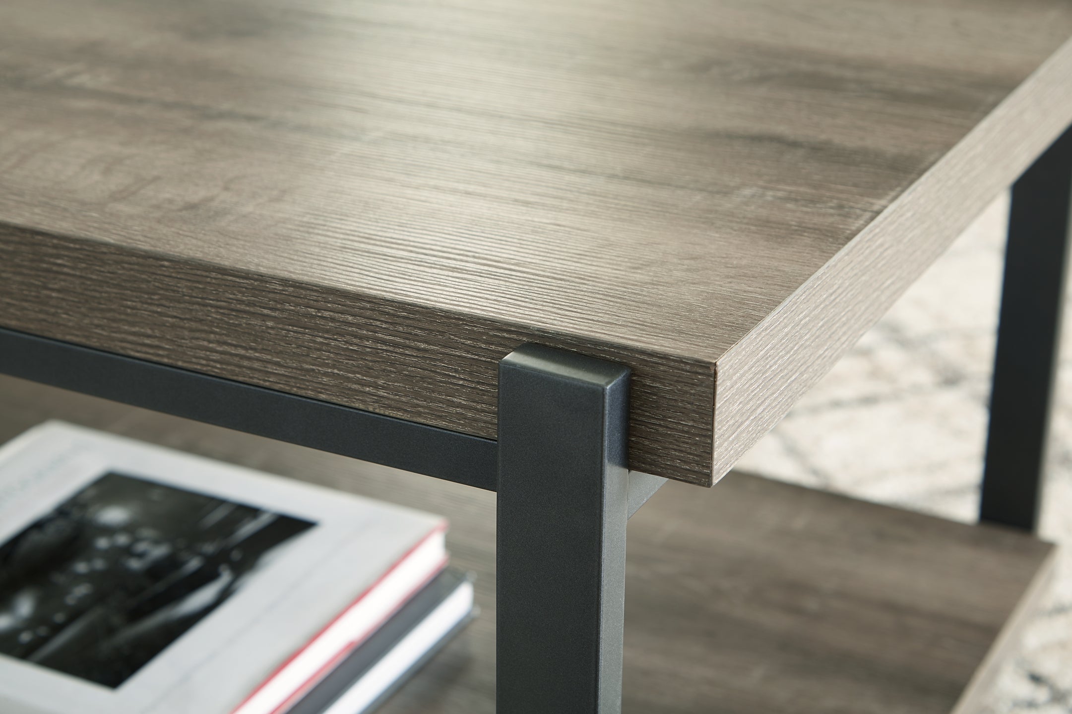 Wilmaden 3-Piece Table Set - Gray/Black