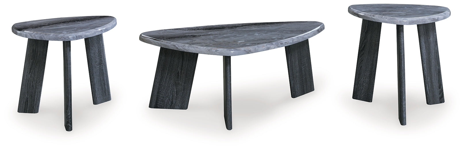 Bluebond 3-Piece Table Set - Gray