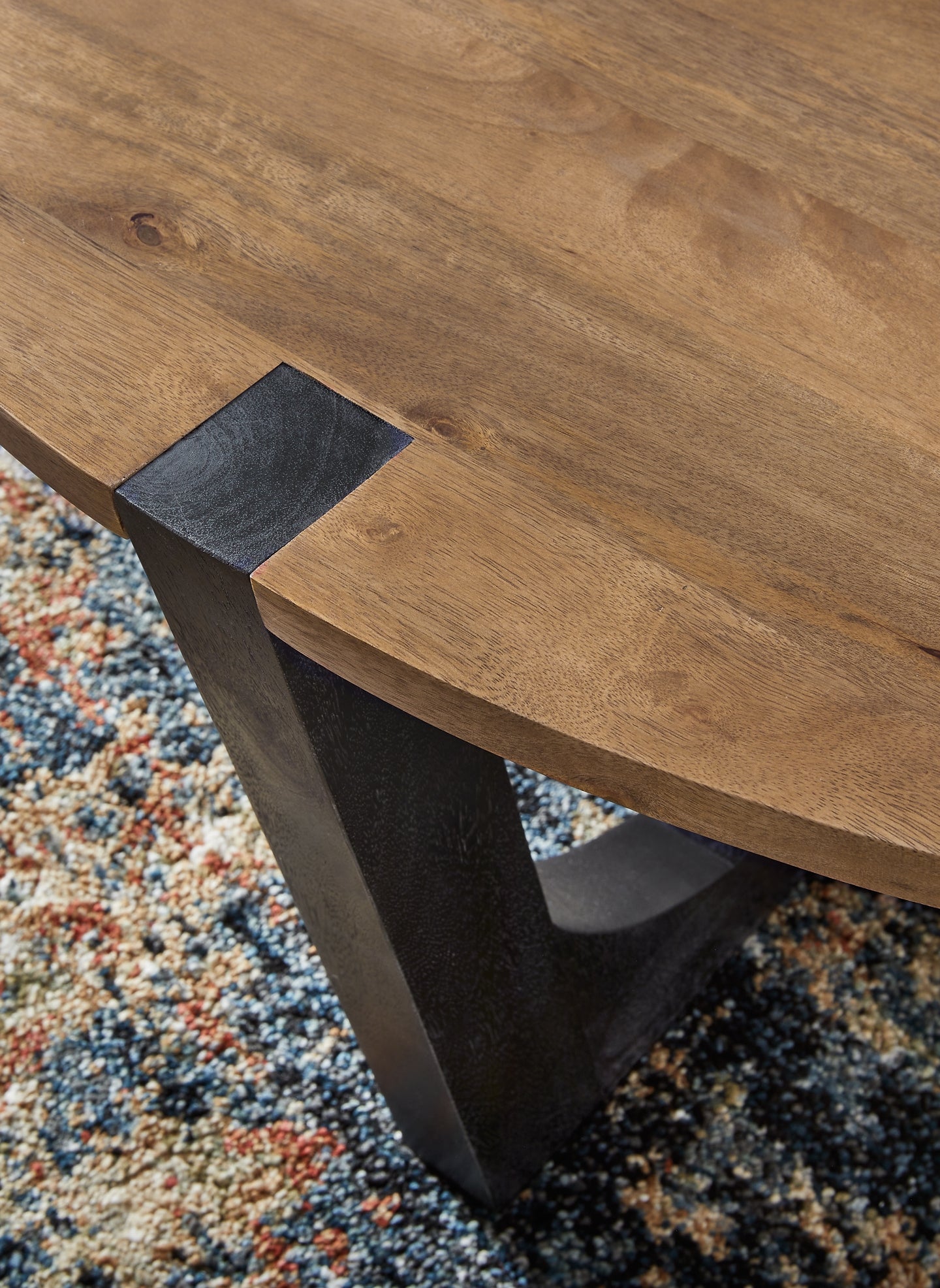 Hanneforth Coffee Table - Brown/Black