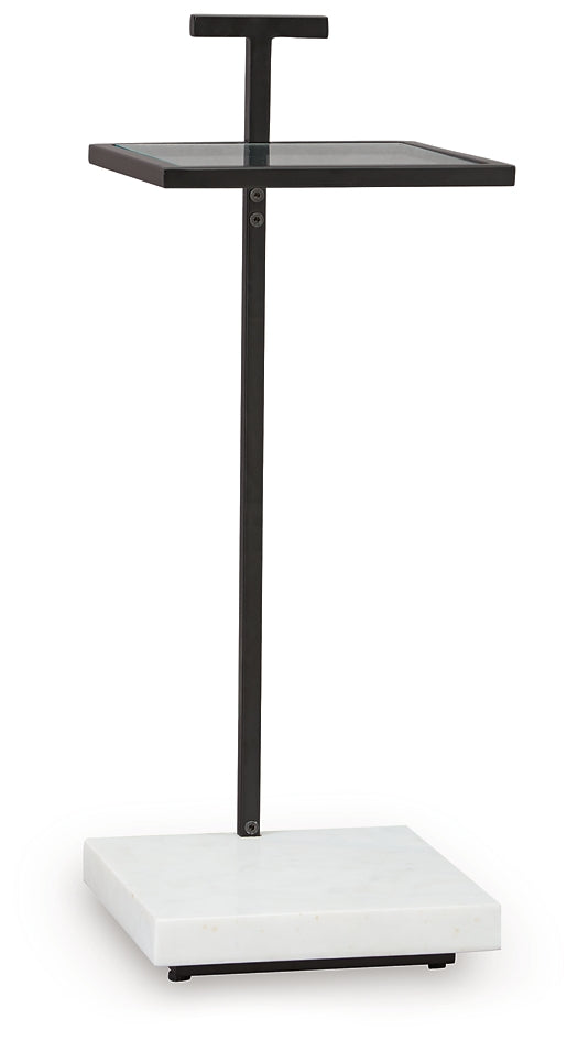 Mannill Accent Table - Black/White