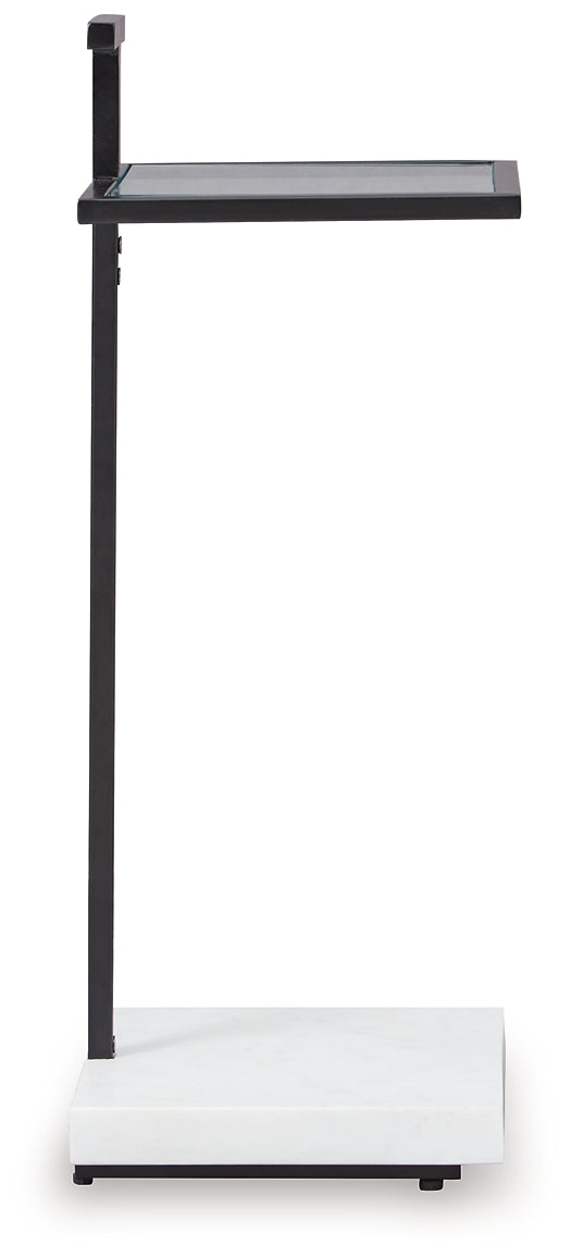 Mannill Accent Table - Black/White