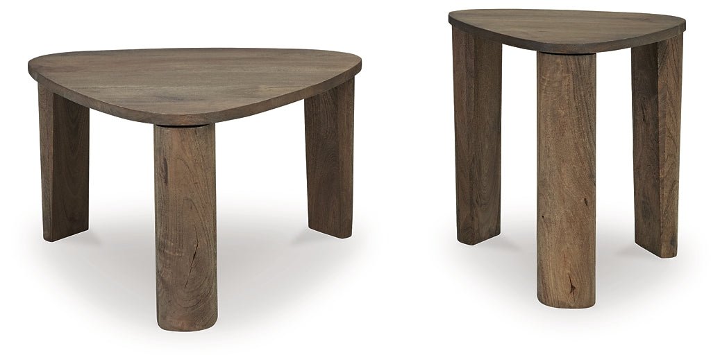 Reidport 2-Piece Coffee Table Set - Grayish Brown