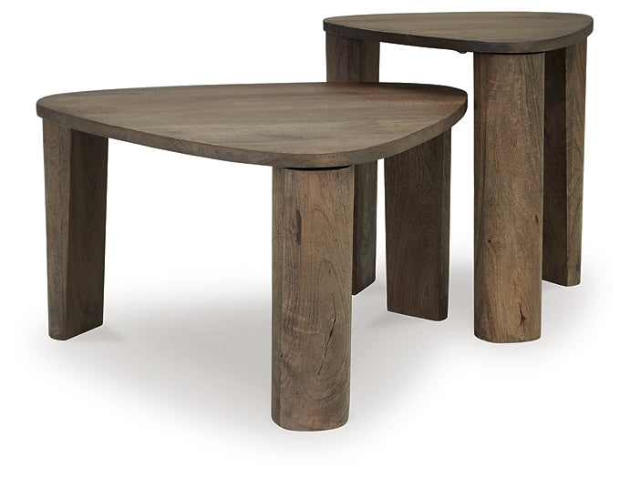 Reidport 2-Piece Coffee Table Set - Grayish Brown