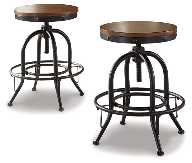 Valebeck Swivel Stool (Set of 2)