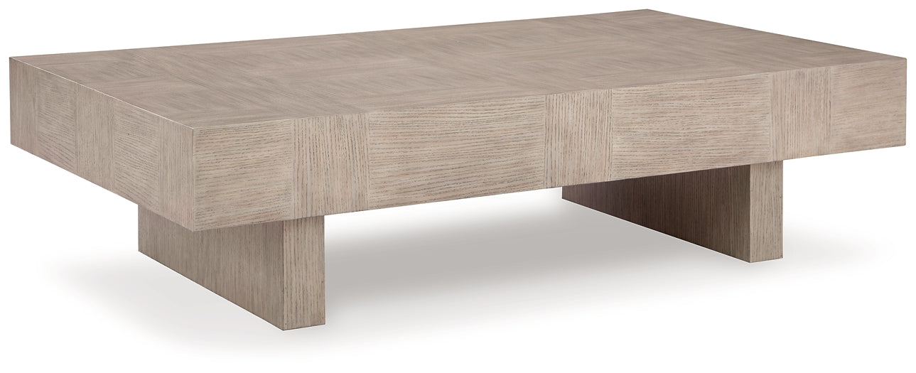 Jorlaina Coffee Table - Light Grayish Brown