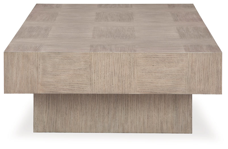Jorlaina Coffee Table - Light Grayish Brown