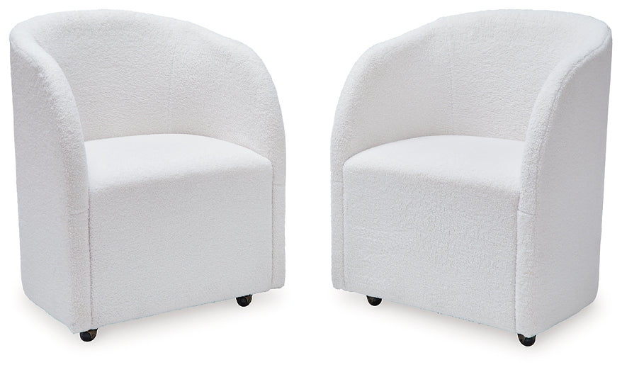 Rowanbeck Upholstered Arm Chair (Set of 2)