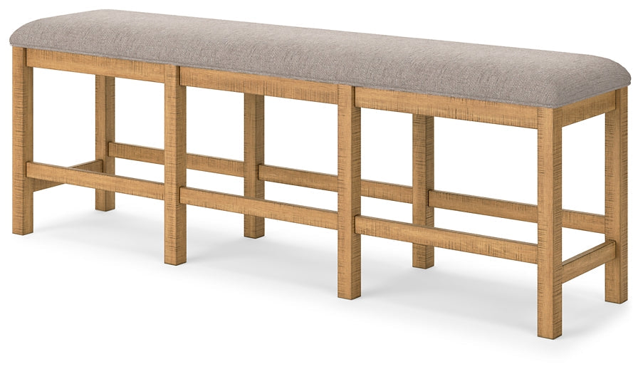 Havonplane XL Counter Upholstered Bench