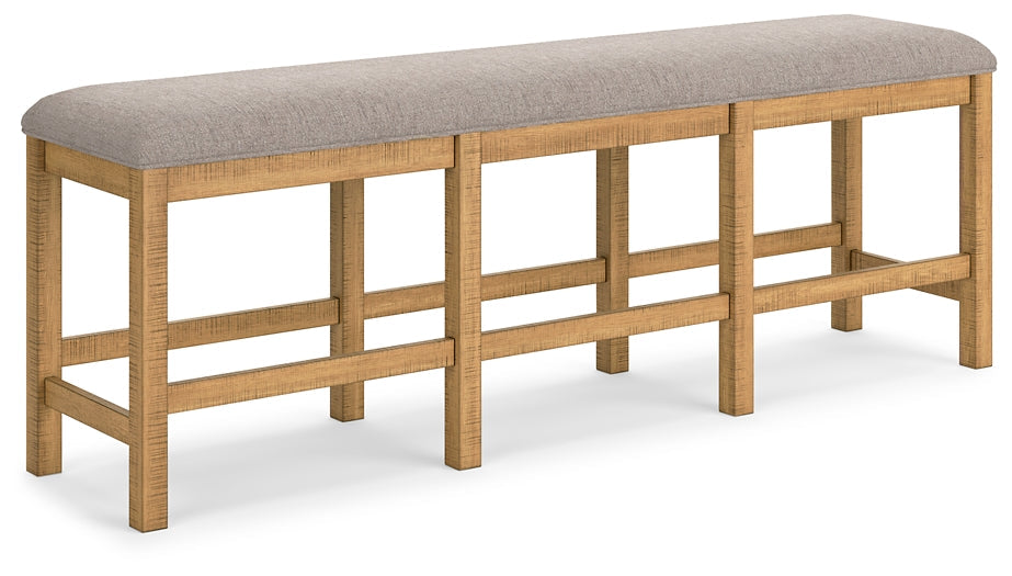 Havonplane XL Counter Upholstered Bench