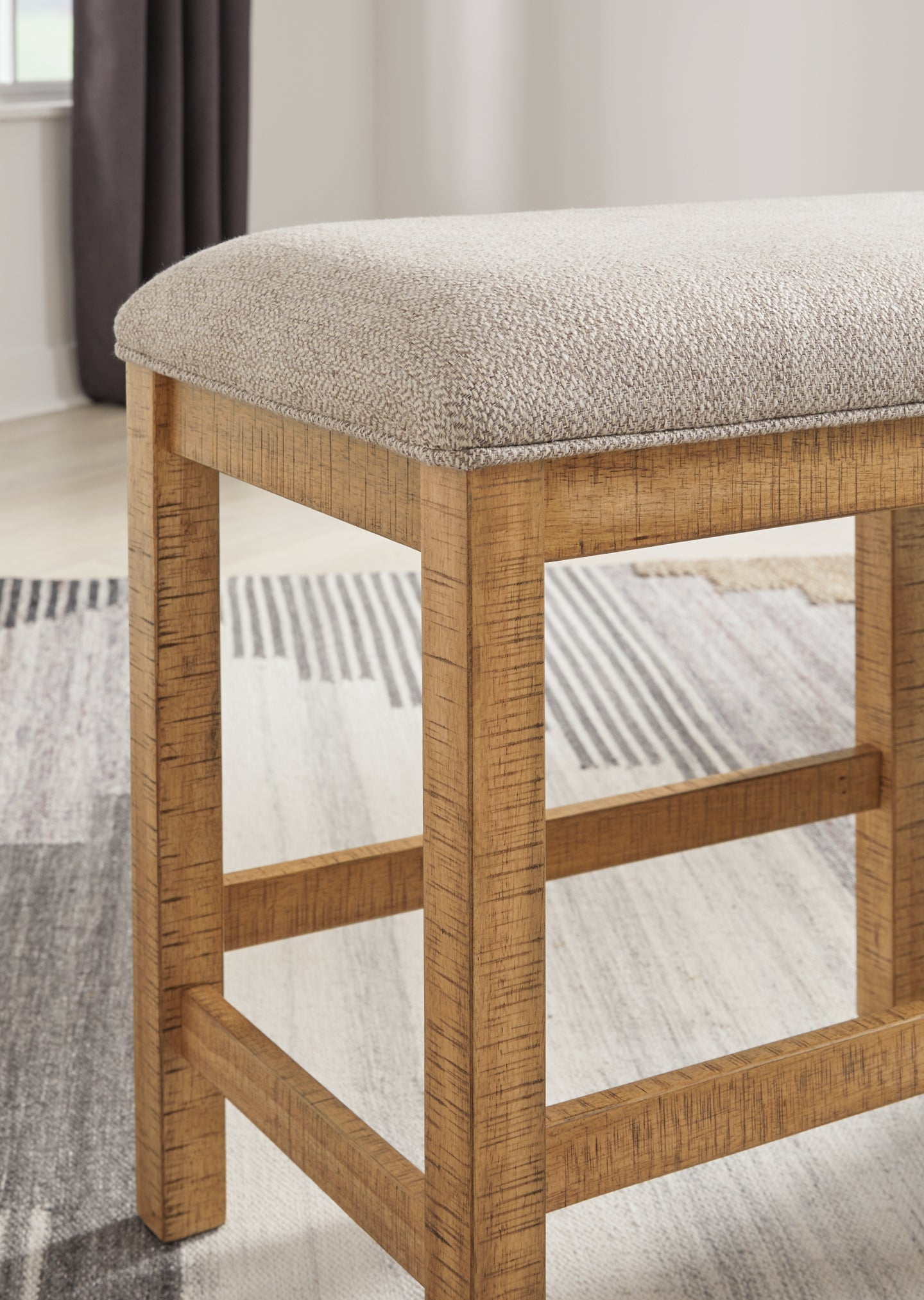 Havonplane XL Counter Upholstered Bench
