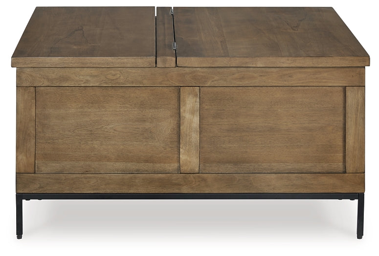 Torlanta Lift Top Coffee Table - Brown