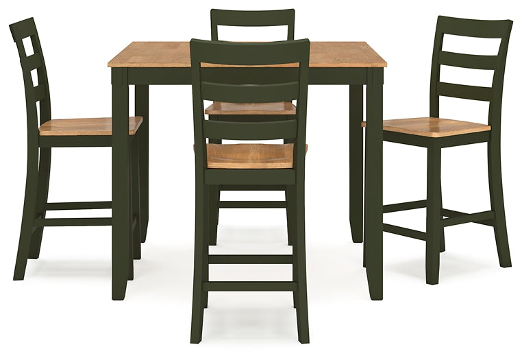 Gesthaven 5-Pc Counter Height Dining Set
