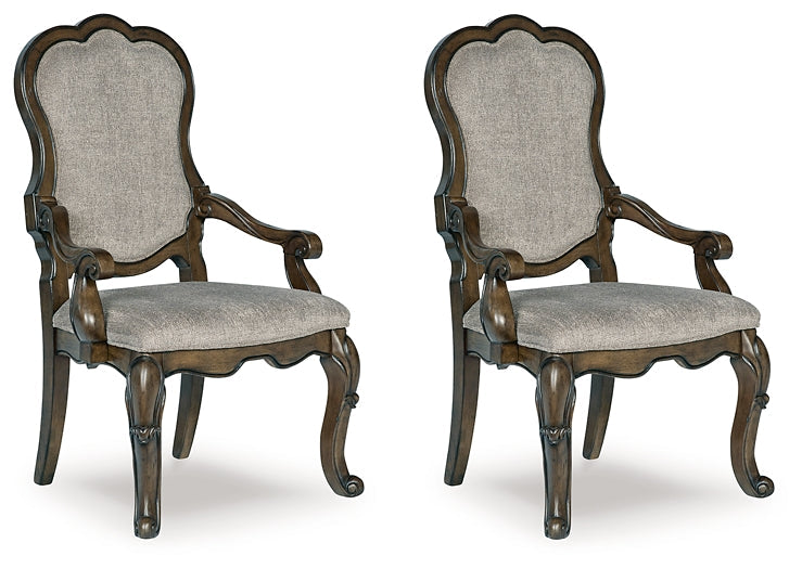 Maylee Upholstered Arm Chair (Set of 2)