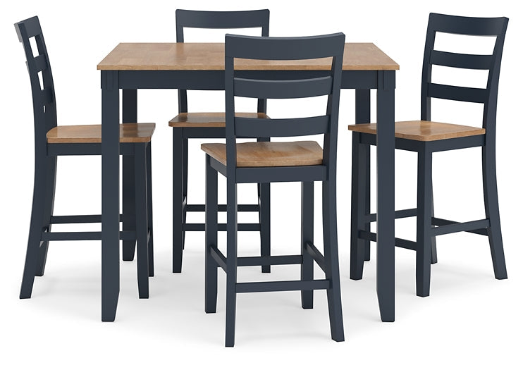Gesthaven 5-Pc Counter Height Dining Set