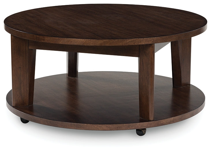 Korestone 2 Coffee Table - Dark Brown